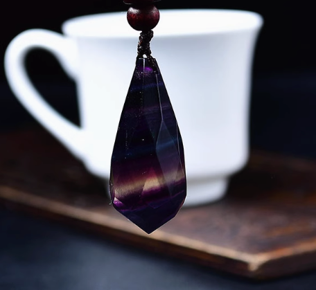 Amethyst necklace — detail view 6