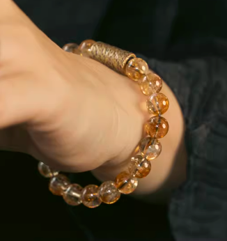 Citrine bracelet — detail view 4