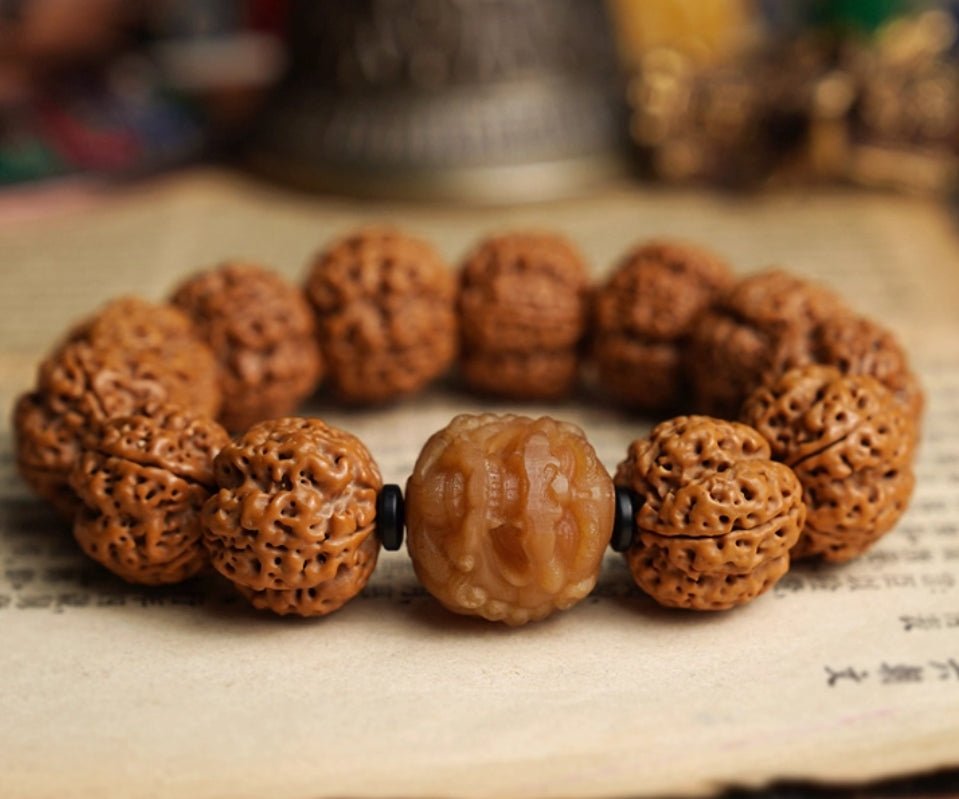 Rudraksha bracelet — detail view 5