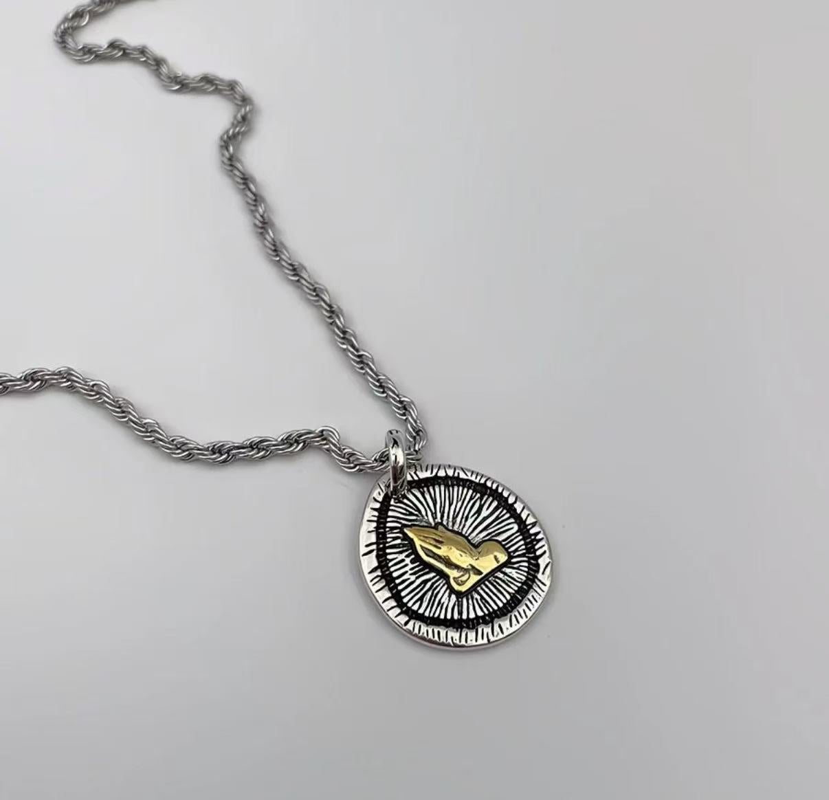 Sterling Silver necklace — detail view 2
