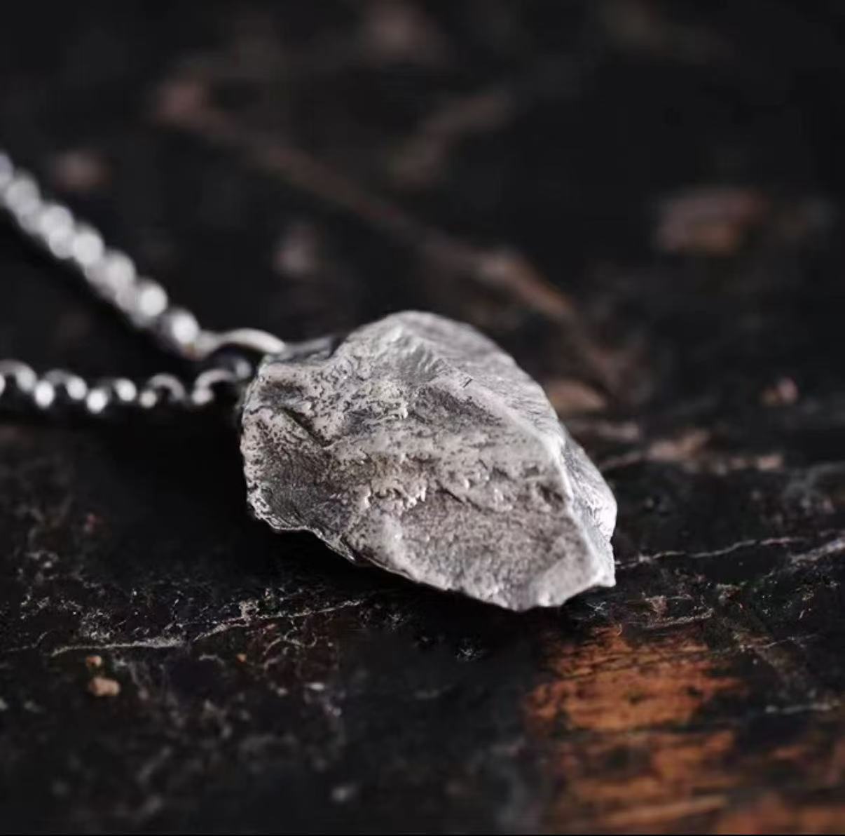 S925 Sterling Silver necklace — detail view 2