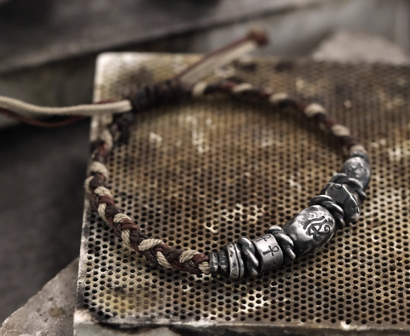 999 Fine Silver “Guardian Symbols” Bracelet — handmade Tibetan bracelet