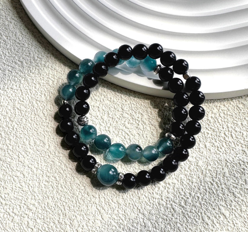 Black Obsidian bracelet — detail view 3
