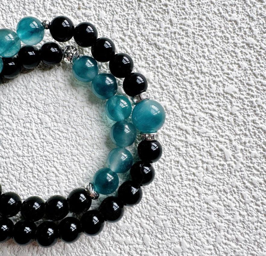 Black Obsidian bracelet — detail view 2