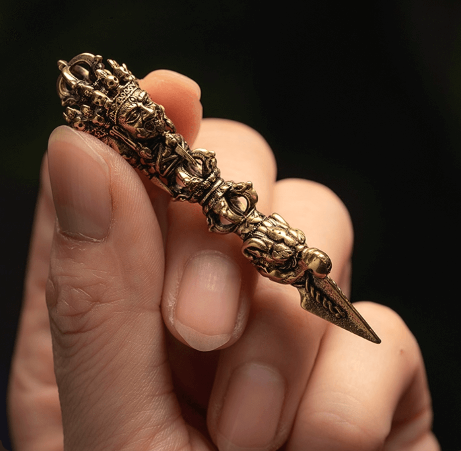 Copper ritual object — detail view 4
