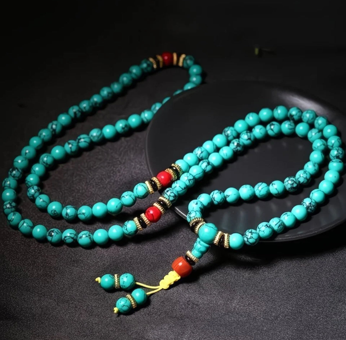 Tibetan Charm Turquoise Blessing Bracelet