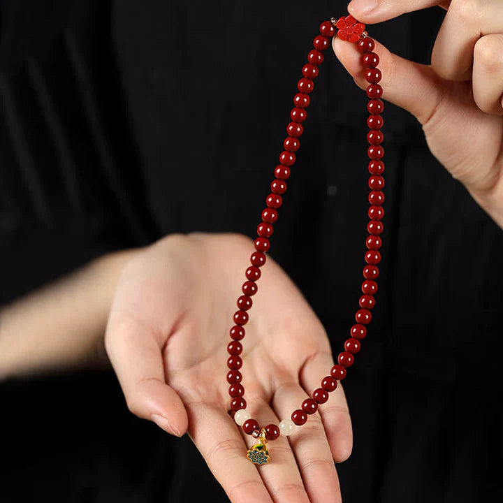 Cinnabar bracelet — detail view 4