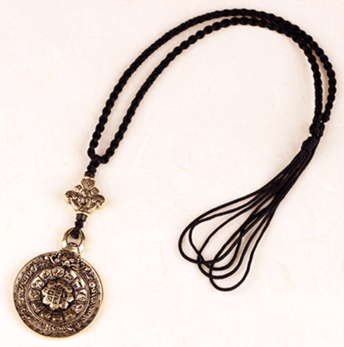 Brass pendant — detail view 2