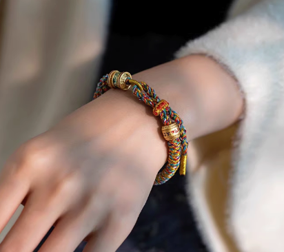 Braided Cord bracelet — detail view 3