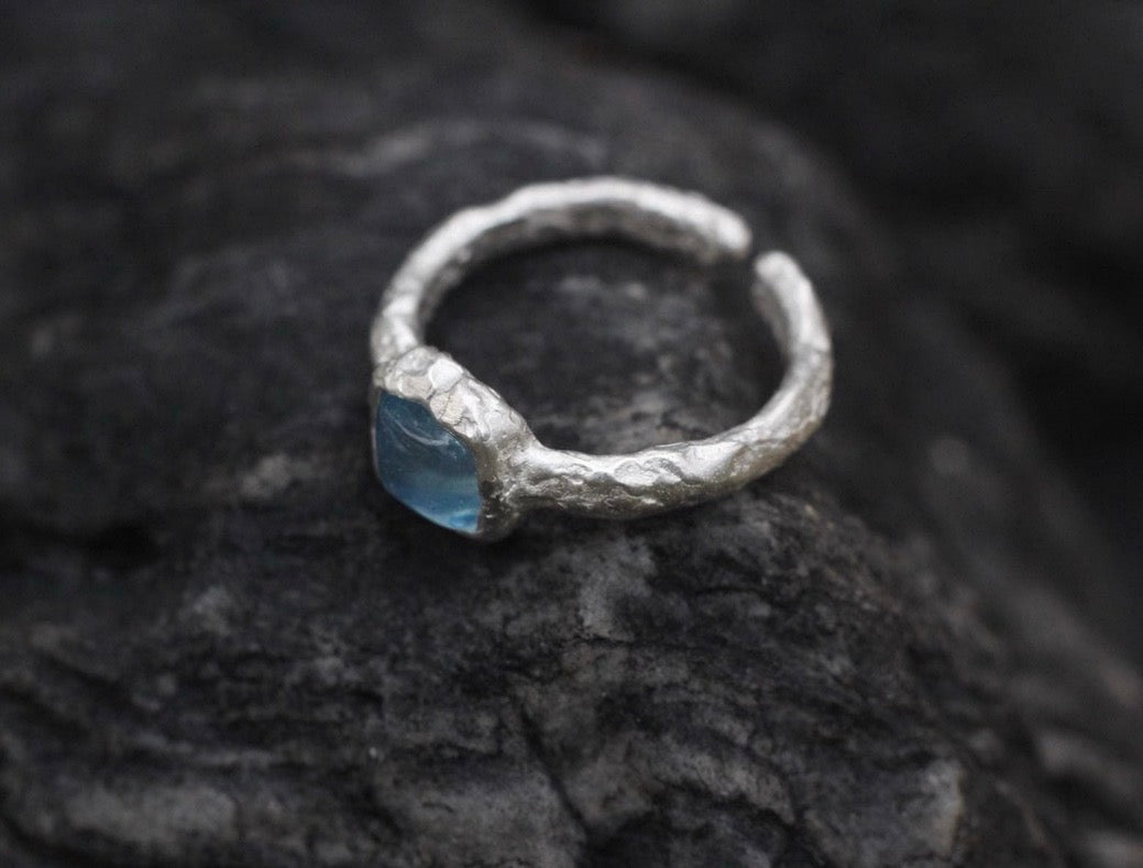 Whisper of the Deep · Aquamarine Ring