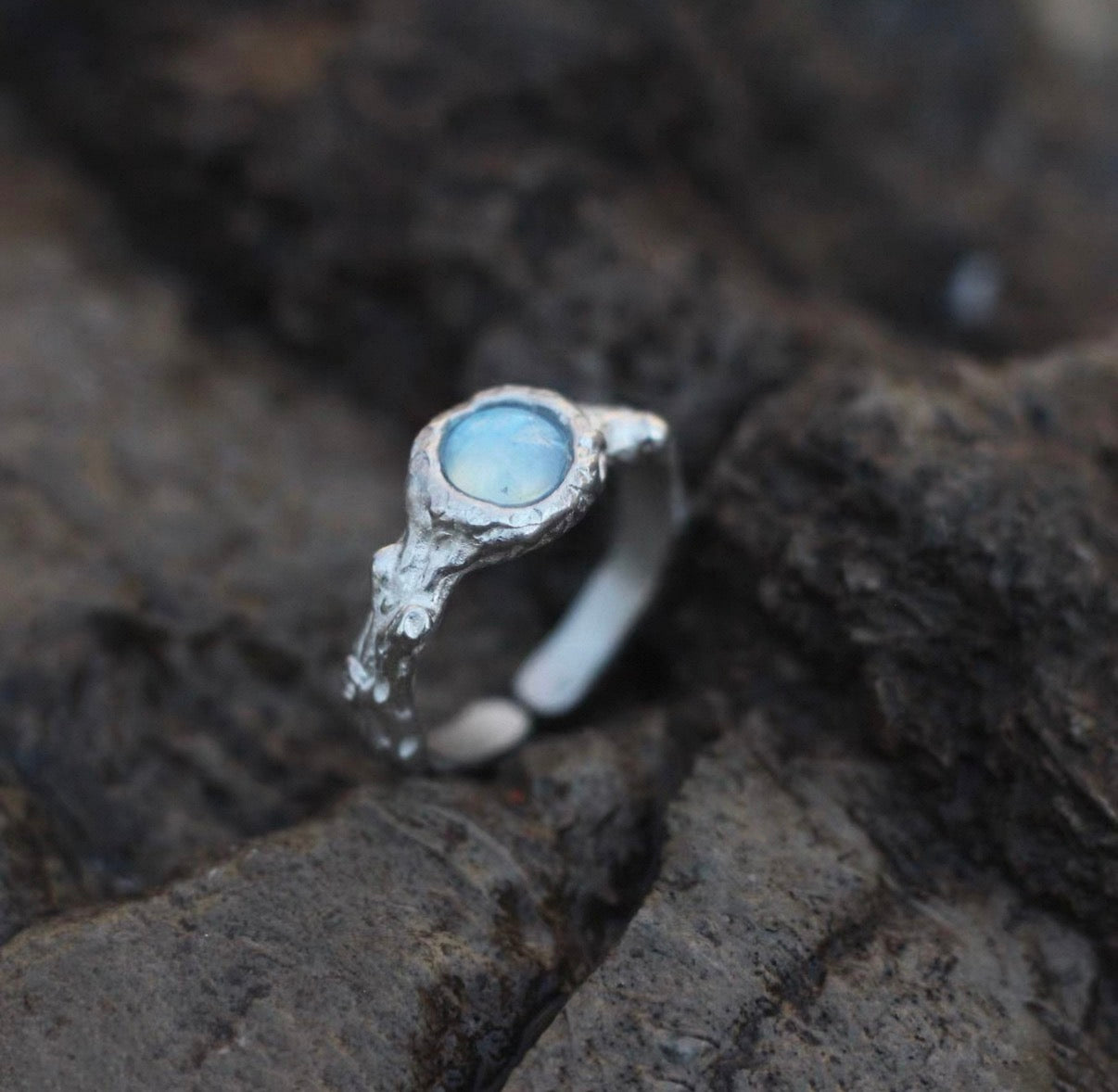 Whisper of the Deep · Aquamarine Ring