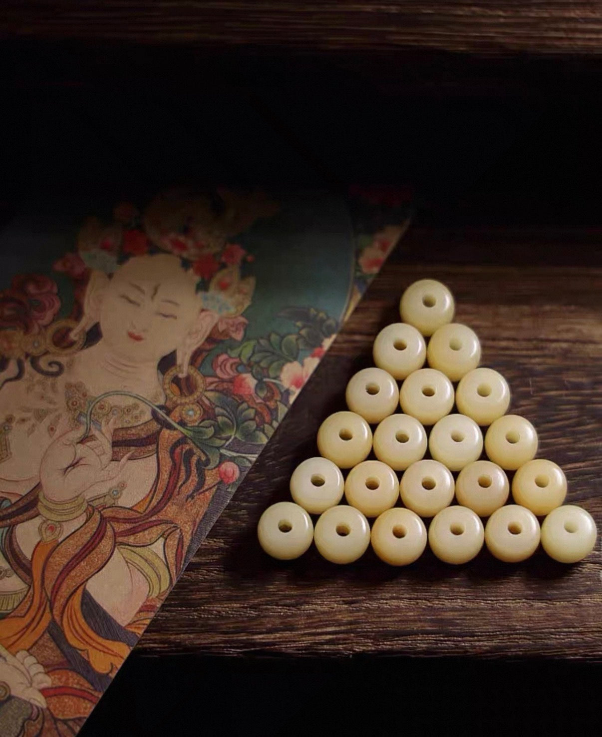 Tibetan Charm & Zen Spirit · Multi-Gem Bodhi Prayer Beads