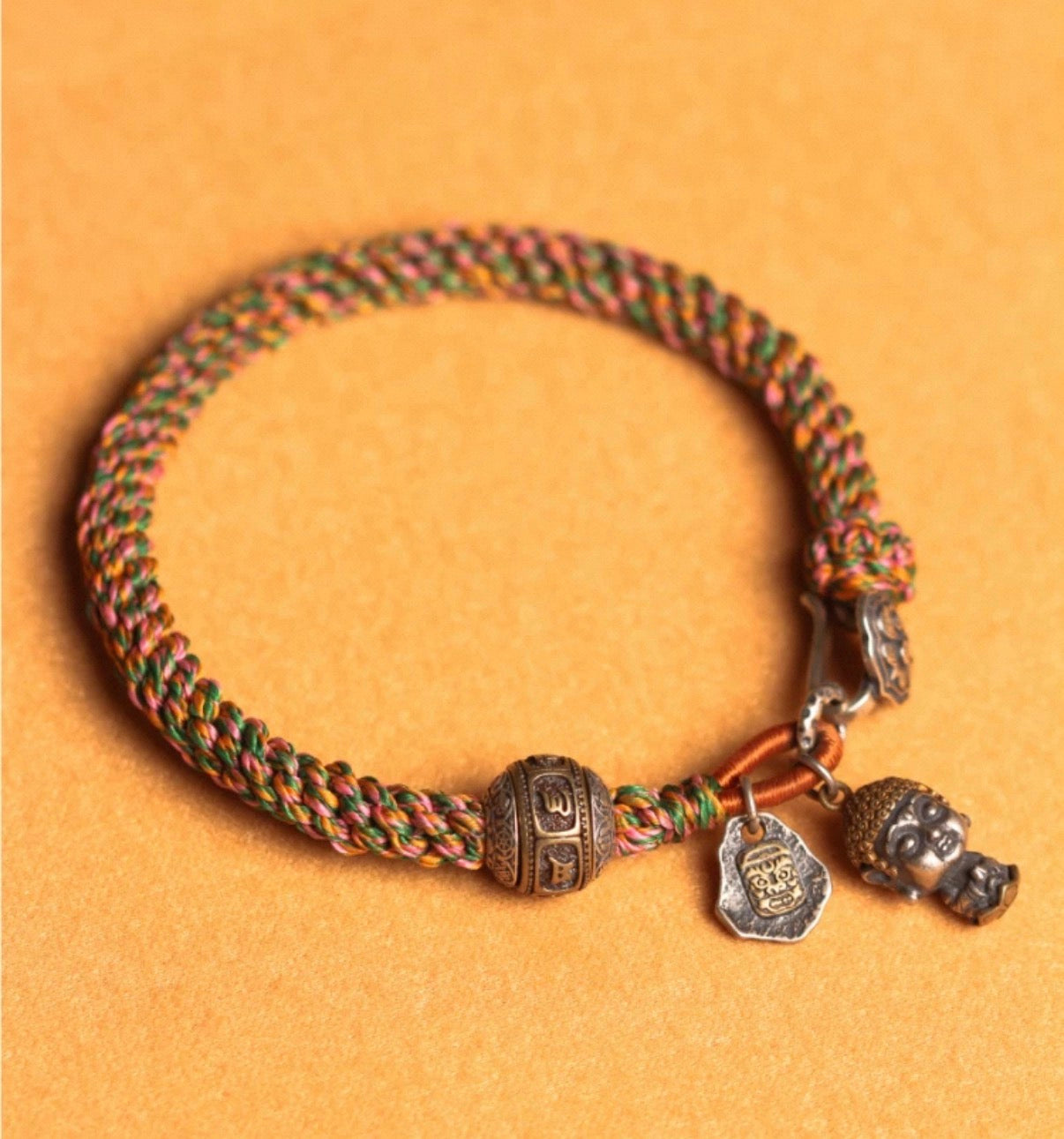 Snowland Blessing Weave: Tibetan Handcrafted Lucky Bracelet