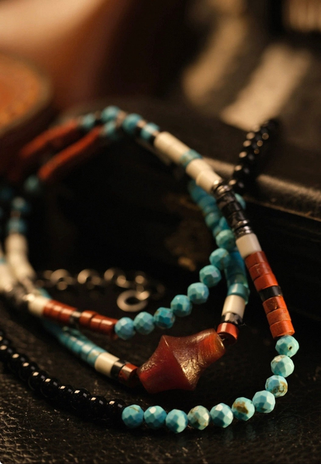 Snowy Plateau Blessing · Tibetan Sacred Stone Protective Necklace