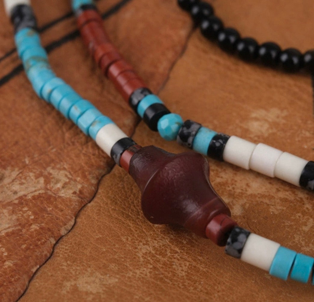 Snowy Plateau Blessing · Tibetan Sacred Stone Protective Necklace