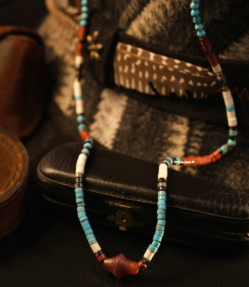 Snowy Plateau Blessing · Tibetan Sacred Stone Protective Necklace