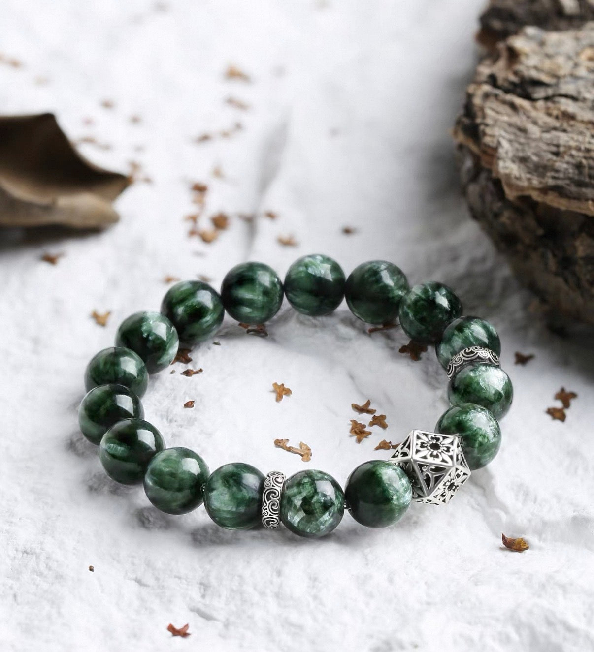 Tibetan Realm · Smooth Fortune Protective Beaded Bracelet