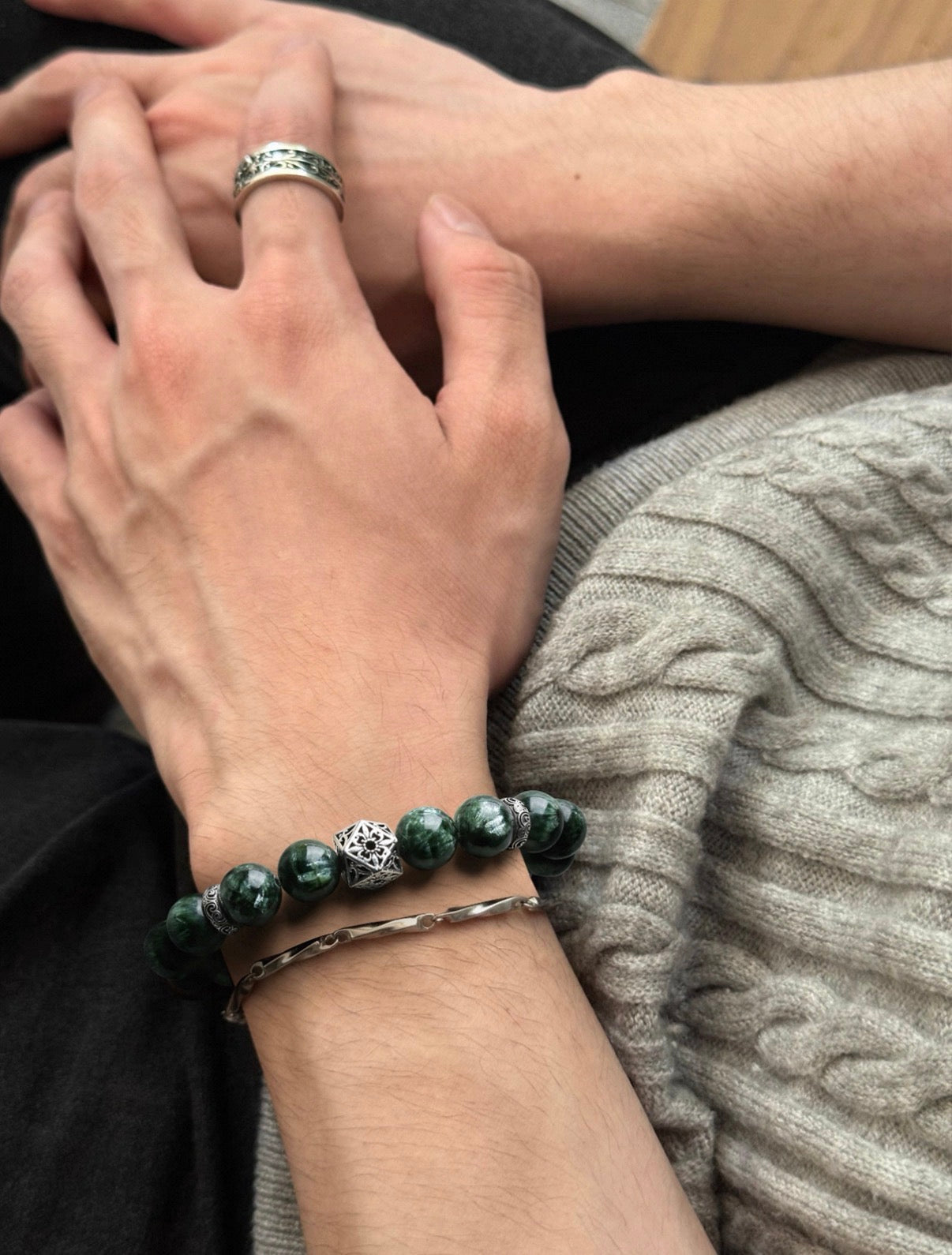 Tibetan Realm · Smooth Fortune Protective Beaded Bracelet