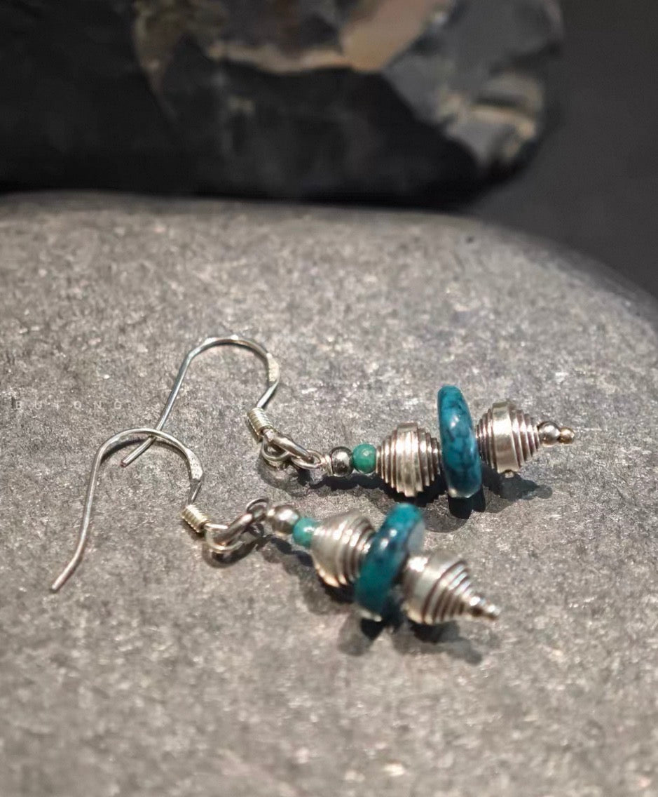 Tibetan Peace Stone · Tashi Delek Turquoise Earrings
