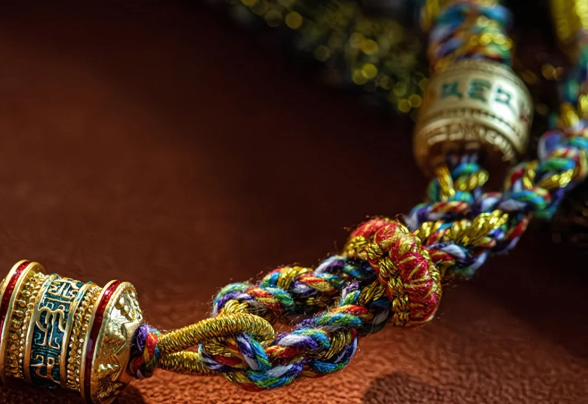 Colorful Rope Tibetan-Style Blessing Bracelet