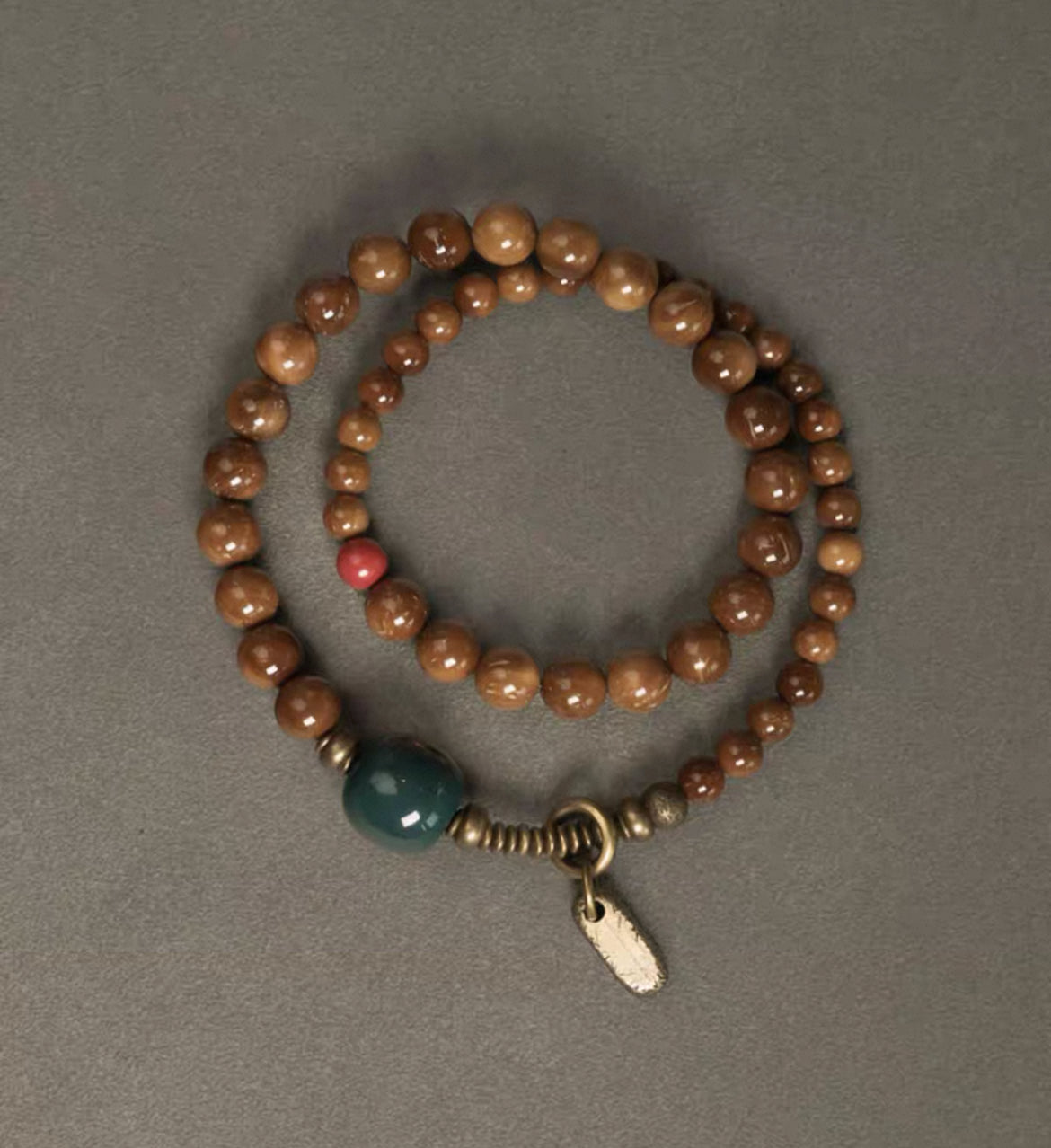 Natural Kuka &amp; Alashan Agate Vintage Bracelet