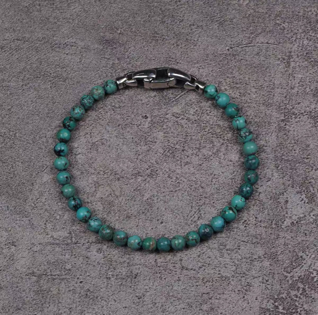 Natural Original Mine Tur Turquoise Wealth - Attracting Bracelet