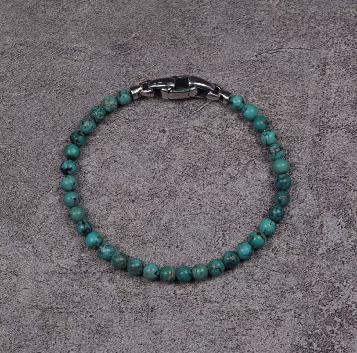 Natural Original Mine Tur Turquoise Wealth - Attracting Bracelet
