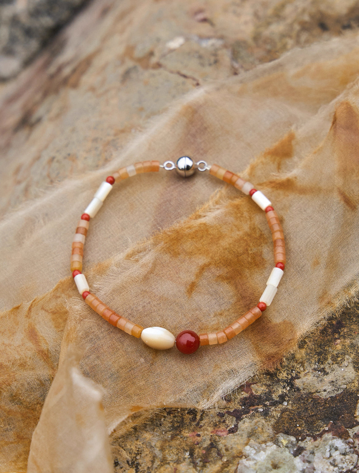 Nature's Wish Carnelian & Aventurine Bracelet