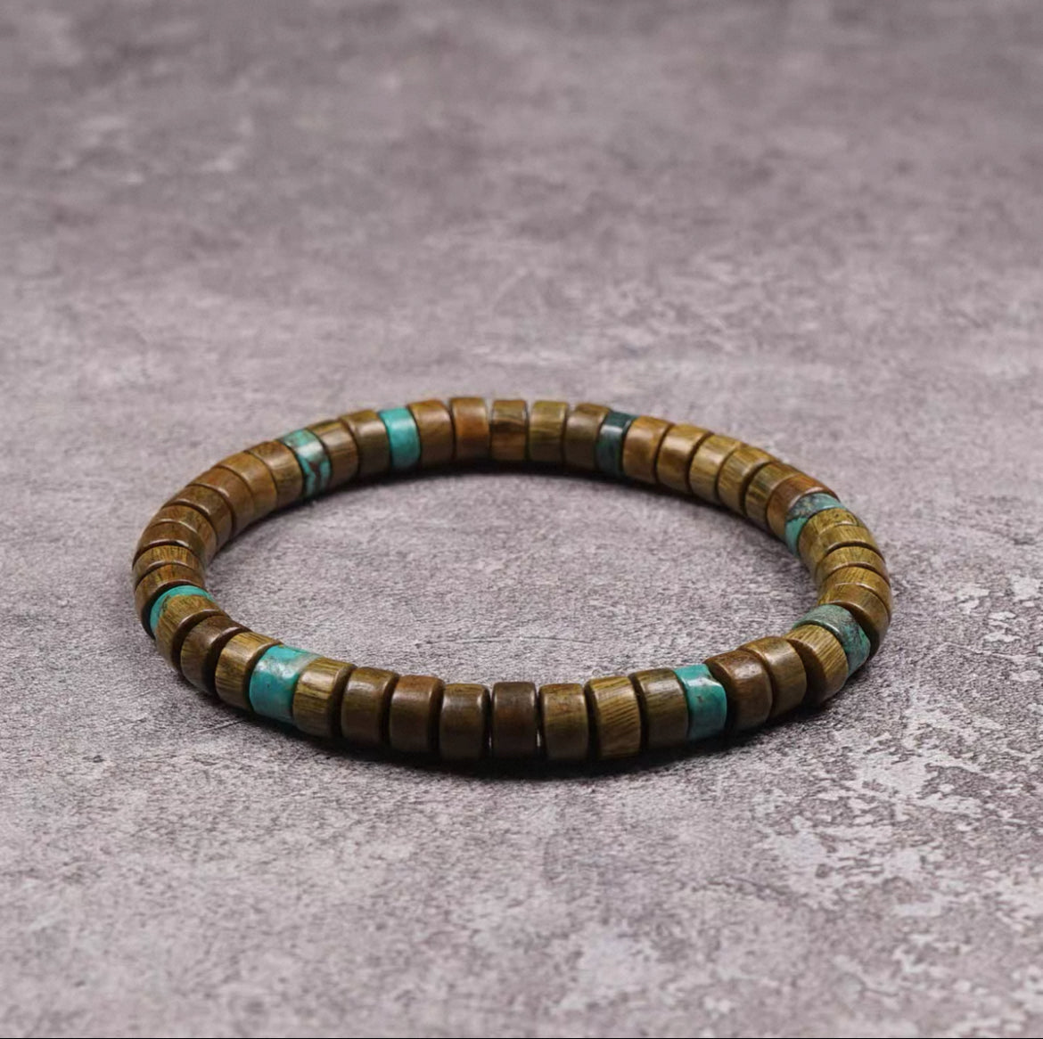 Sandalwood - Turquoise Harmonious Resonance Bracelet