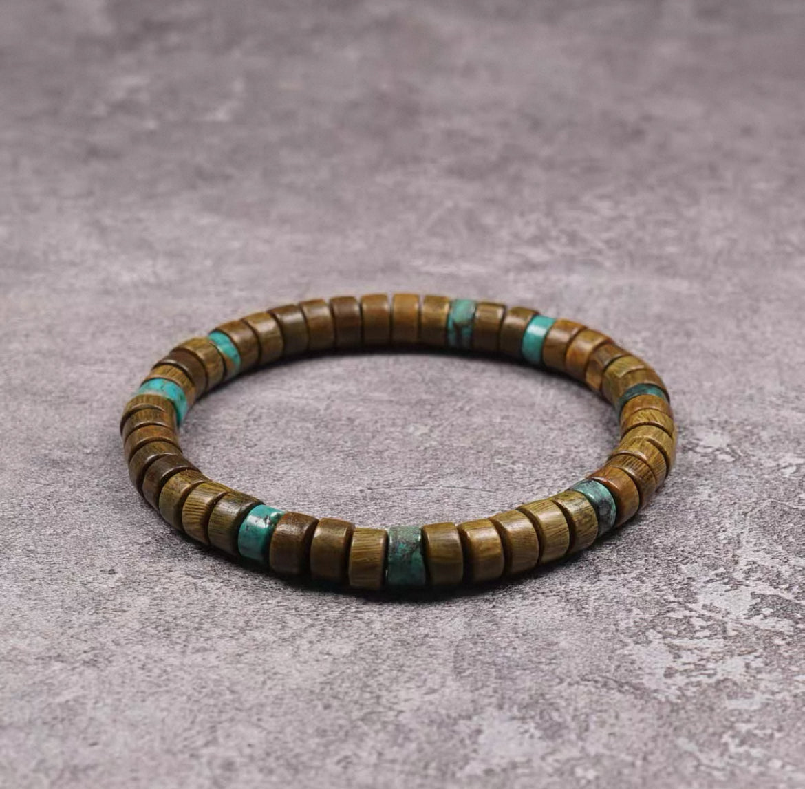 Sandalwood - Turquoise Harmonious Resonance Bracelet