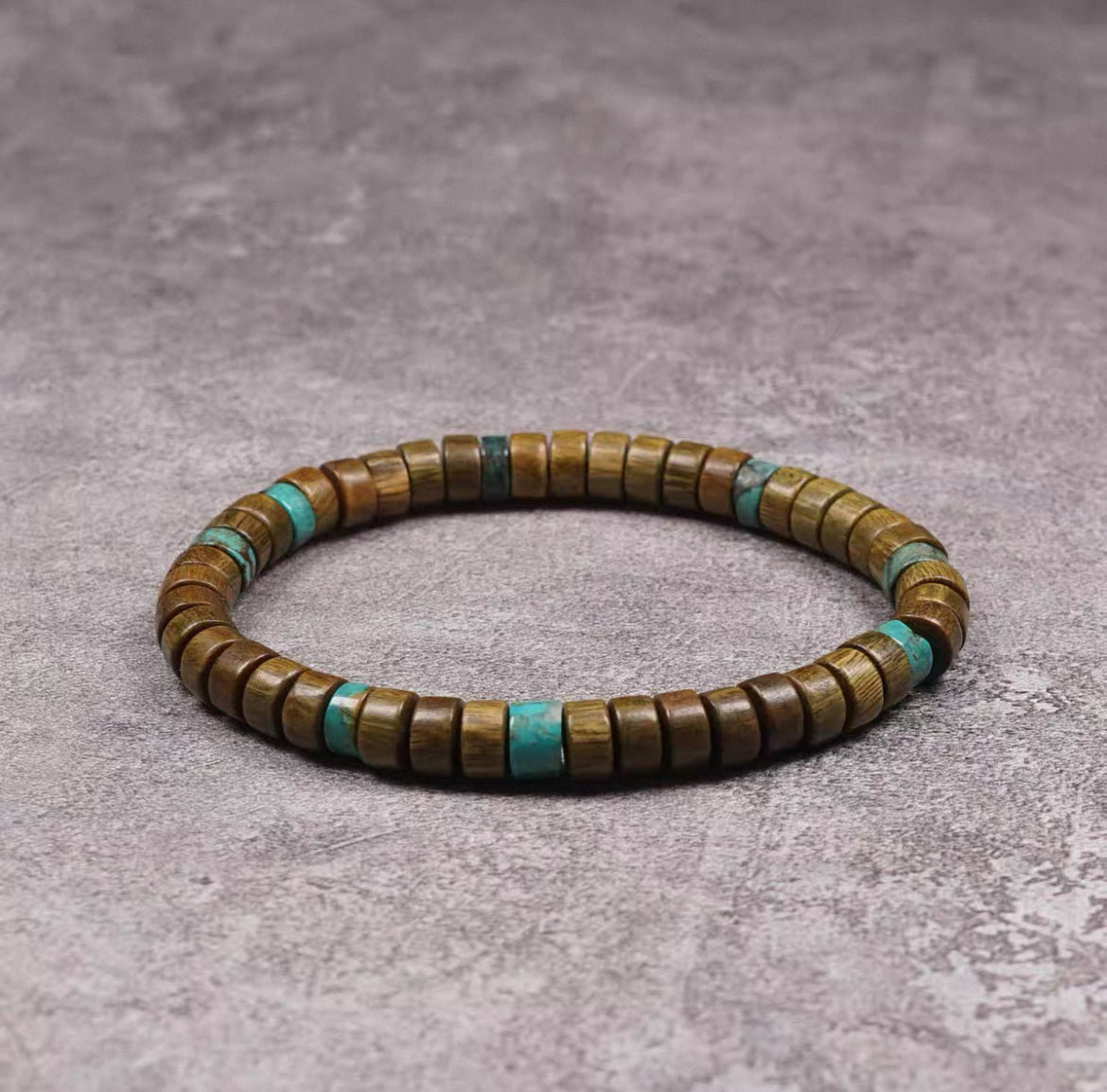 Sandalwood - Turquoise Harmonious Resonance Bracelet