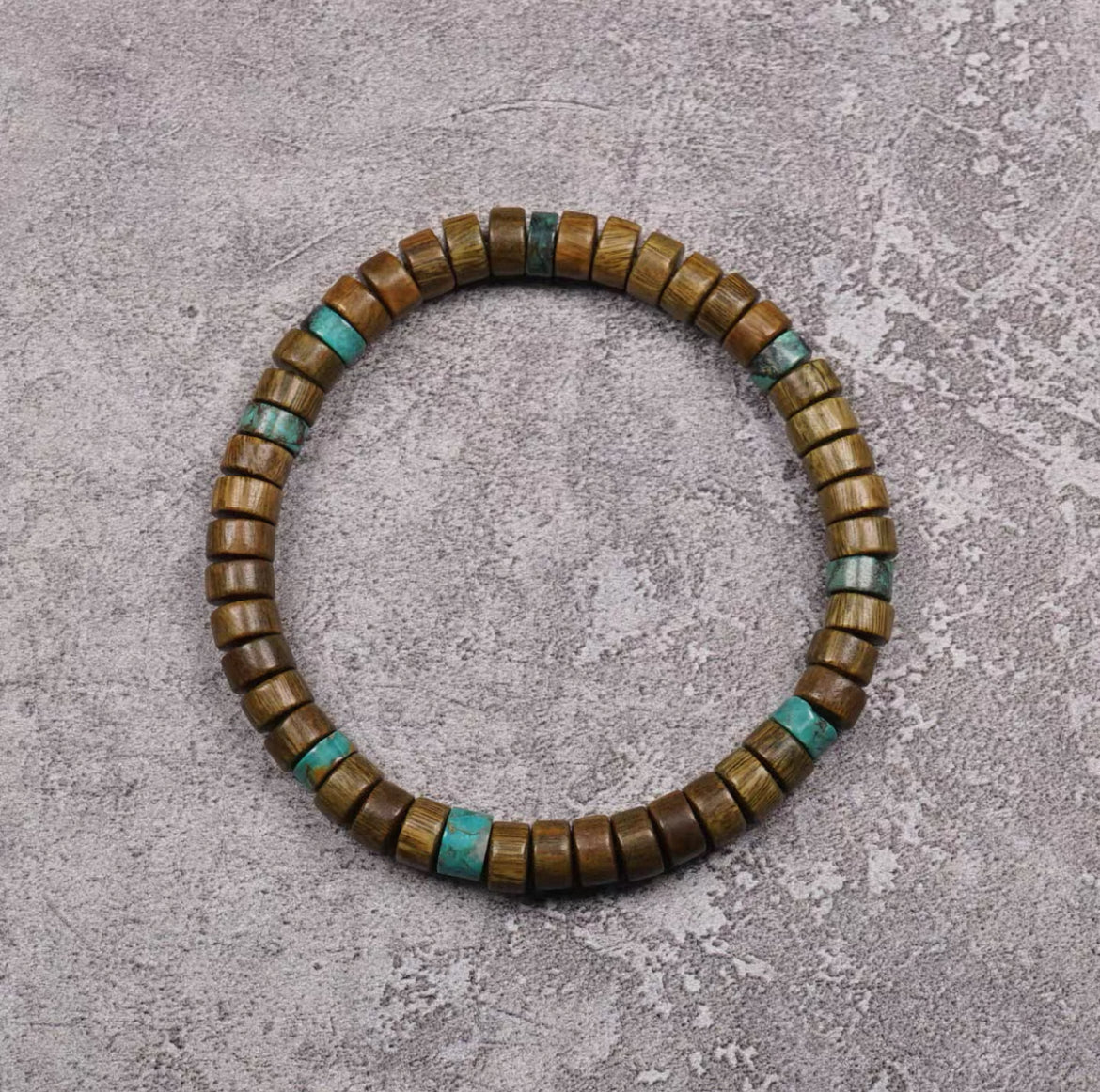 Sandalwood - Turquoise Harmonious Resonance Bracelet