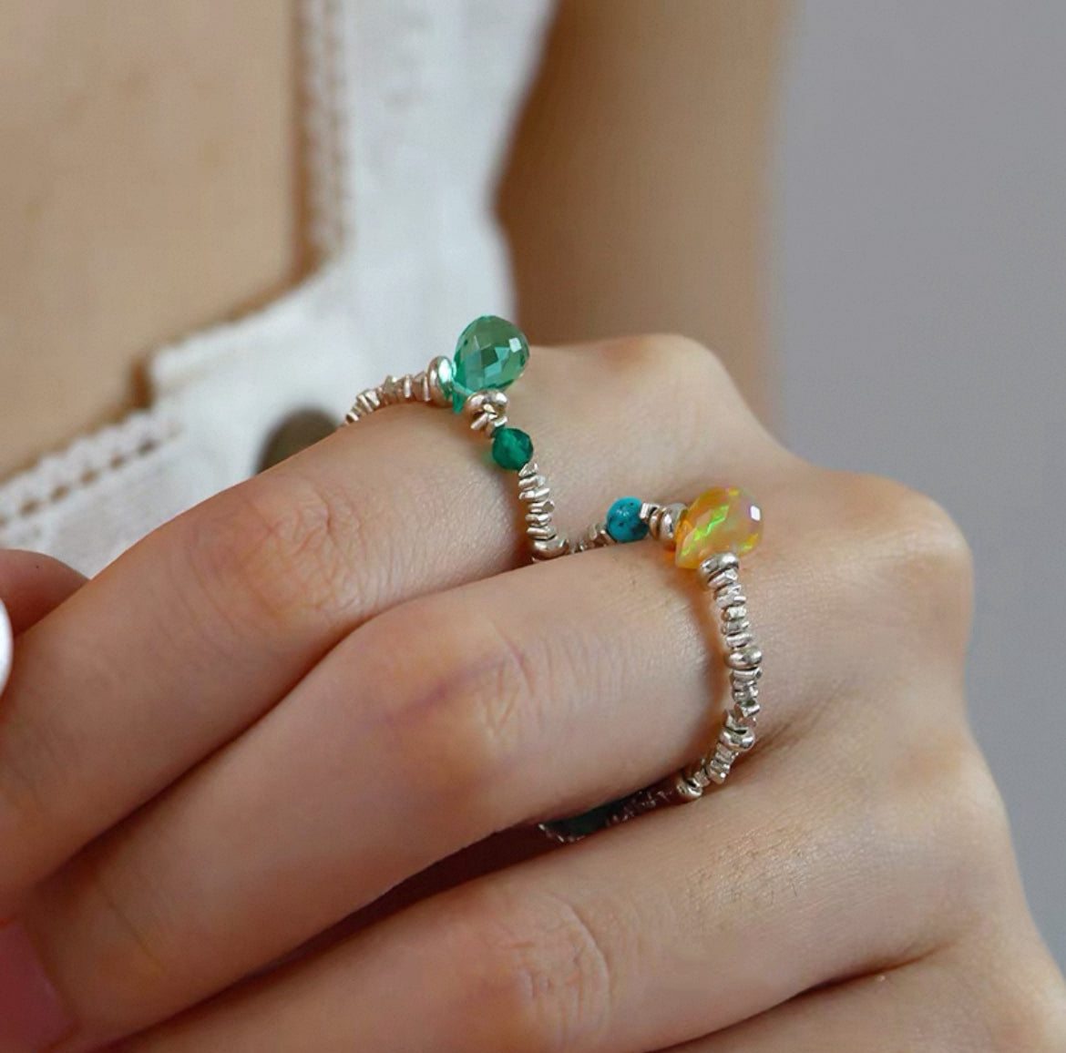 Nature's Charm Series Rings