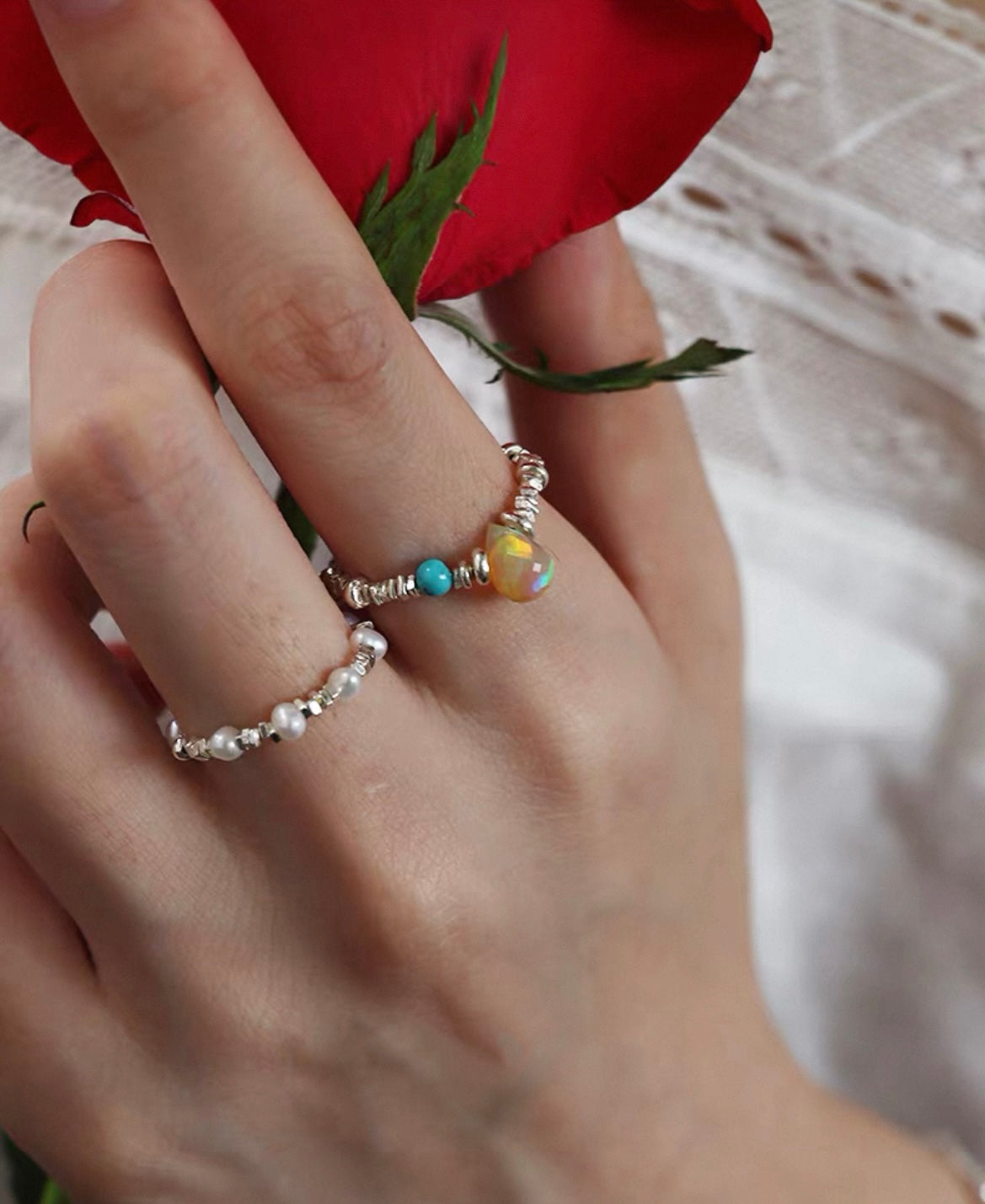 Nature's Charm Series Rings