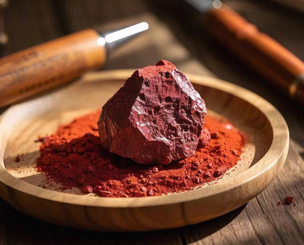 Cinnabar Jade Buckle Evil-Warding Bracelet