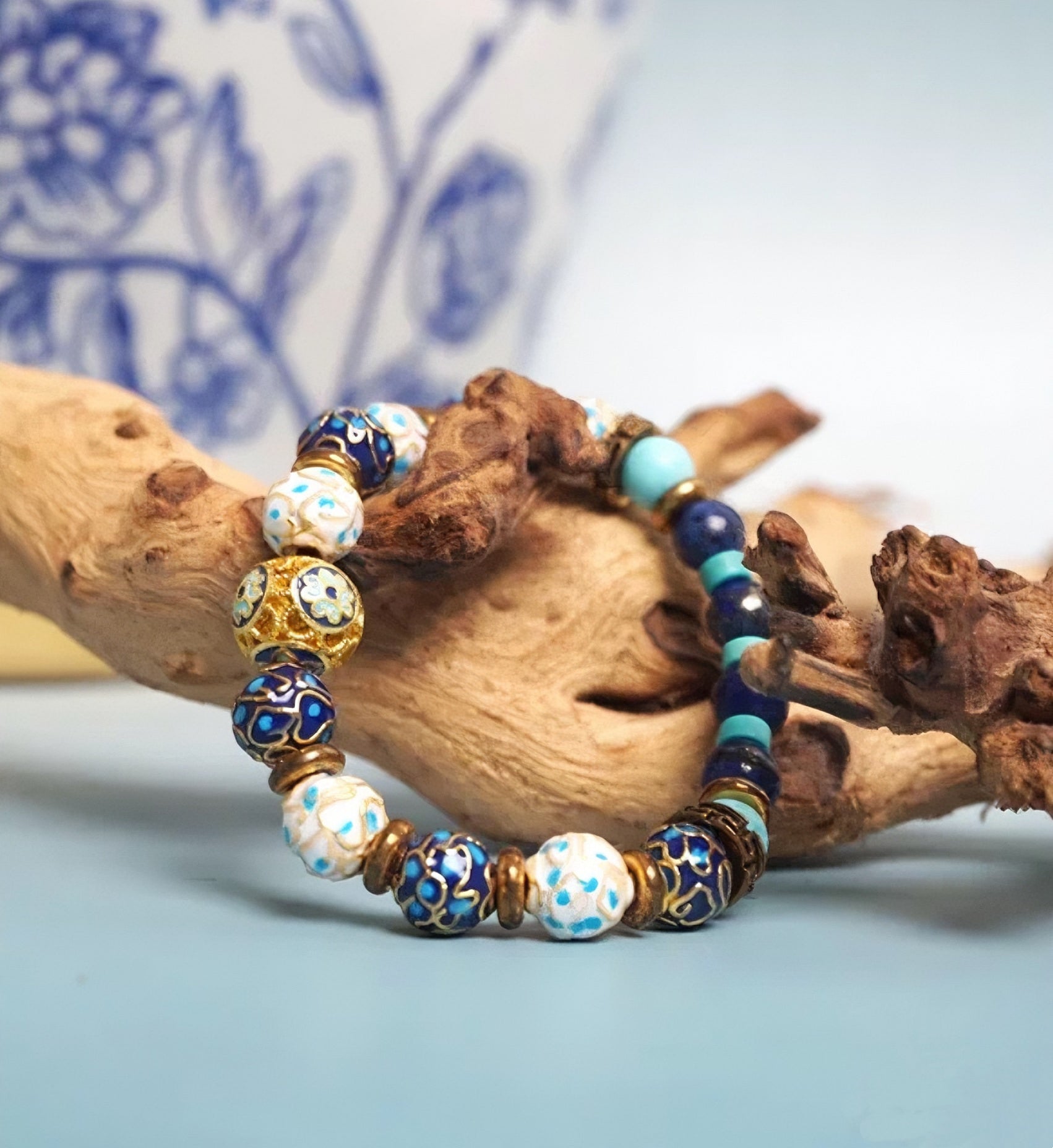 Cloisonné Lucky Charm Bracelet