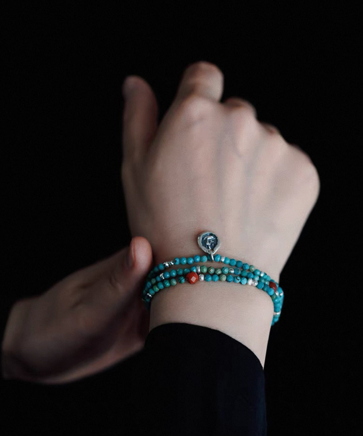 Tibetan Sacred Stone・Auspicious Totem Necklace