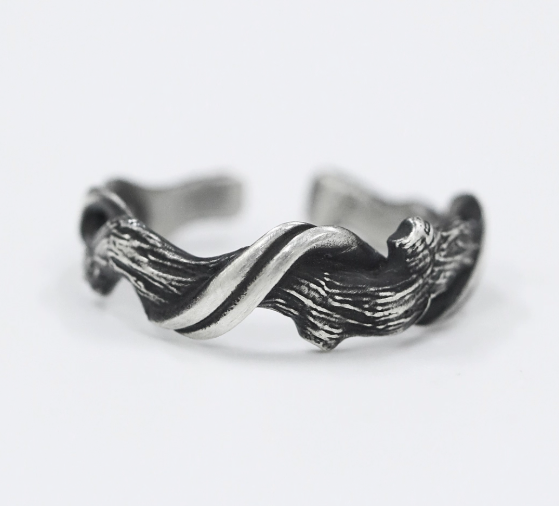 Silver ring — detail view 4