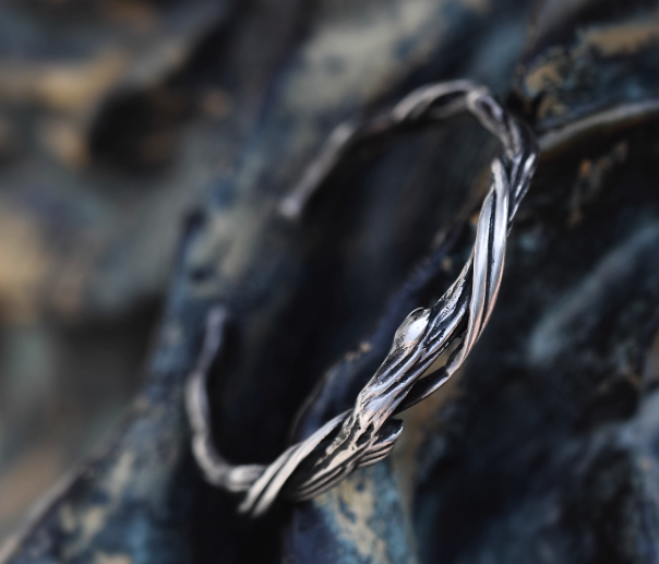 Silver charm — detail view 3