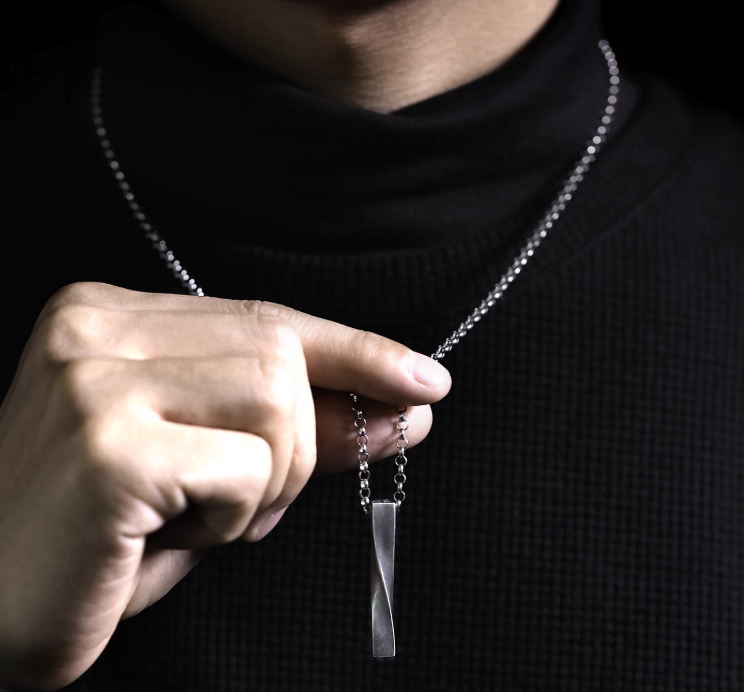 S925 Sterling Silver necklace — detail view 4