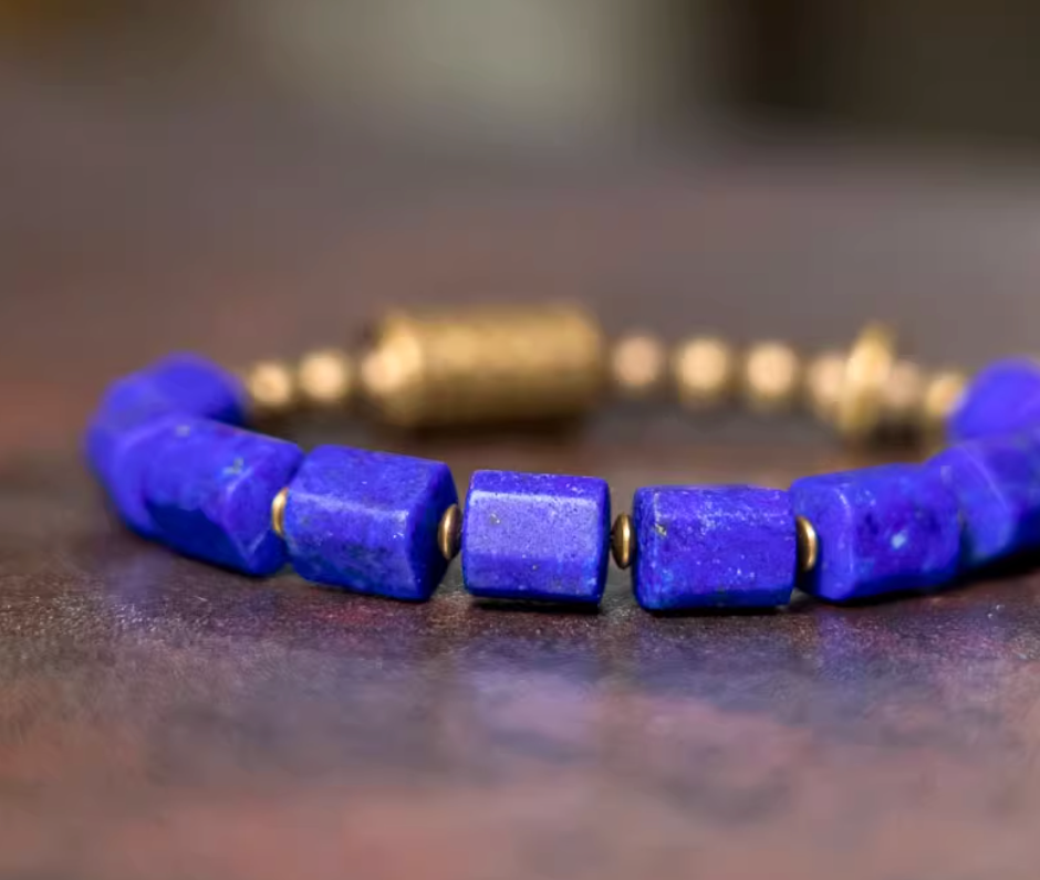 Lapis Lazuli bracelet — detail view 3