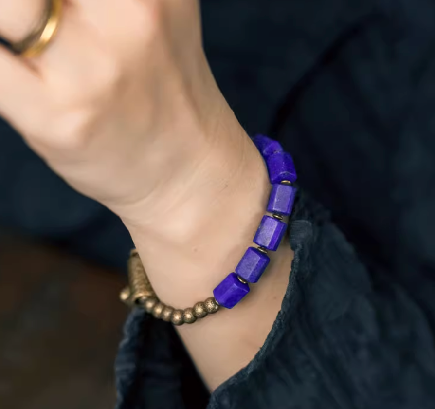 Lapis Lazuli bracelet — detail view 4