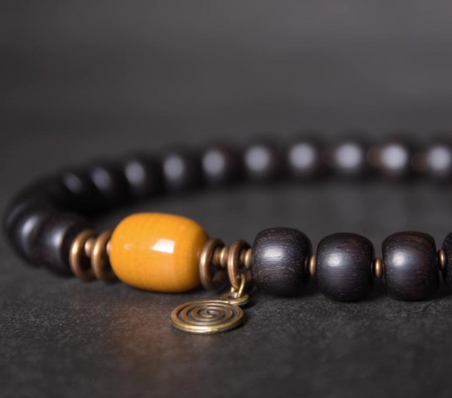 Ebony bracelet — detail view 2