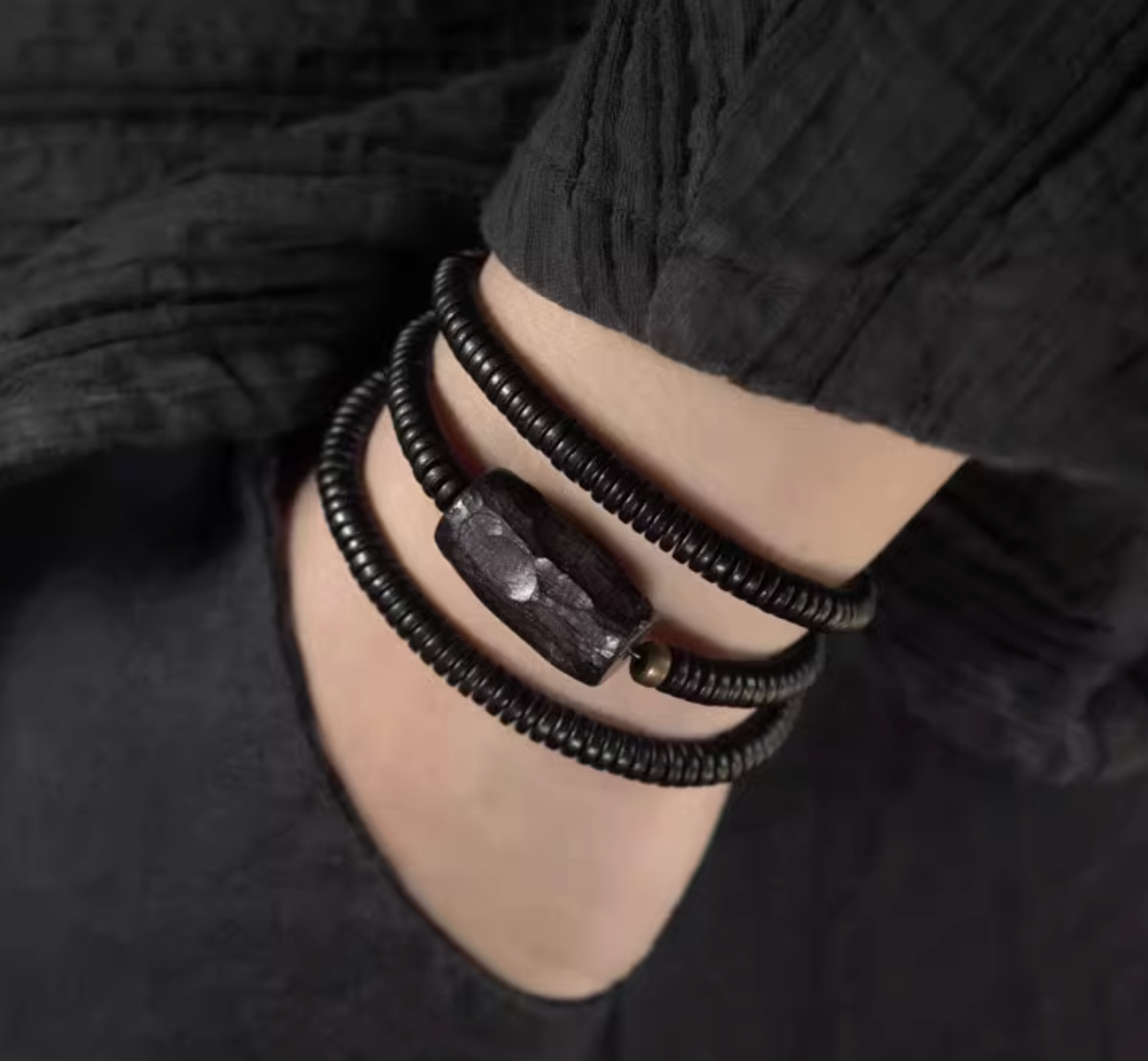 Ebony bracelet — detail view 4