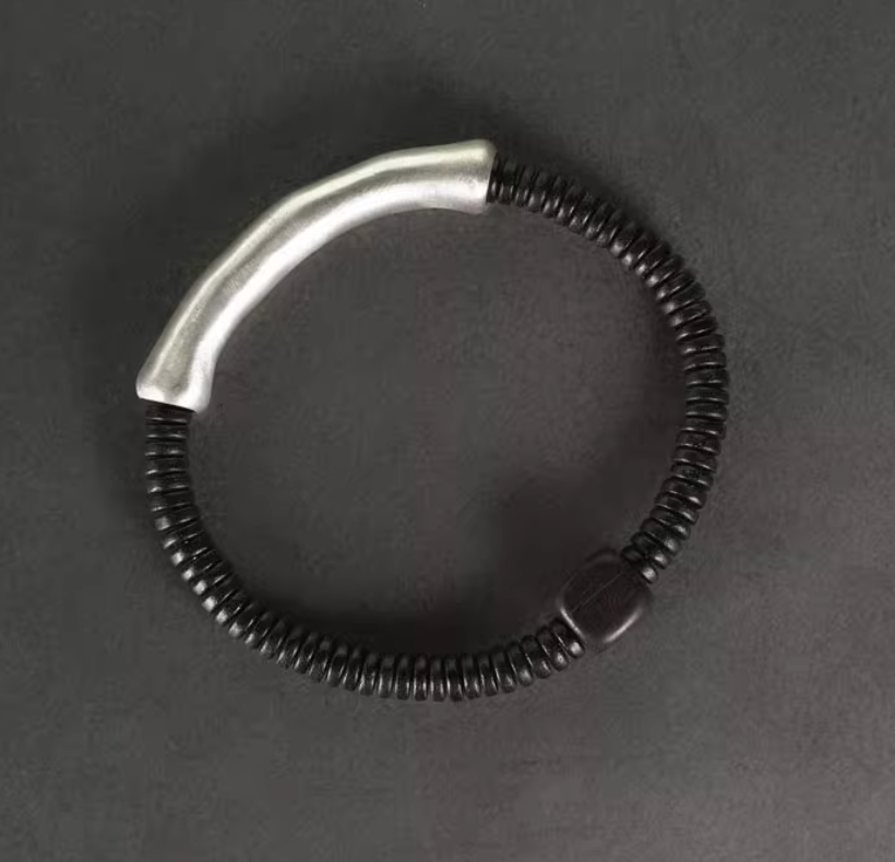 Silver bracelet — detail view 2