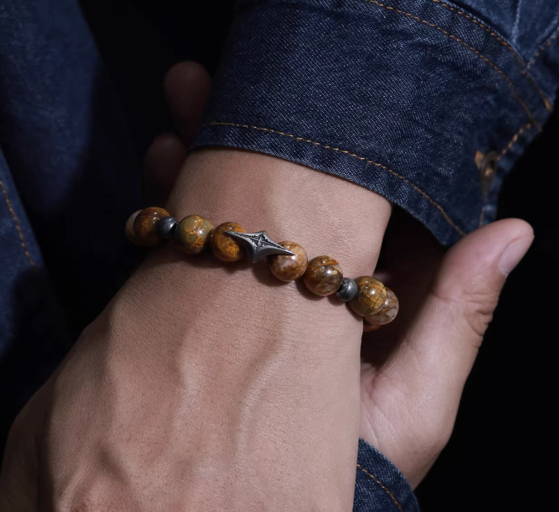 Silver bracelet — detail view 4
