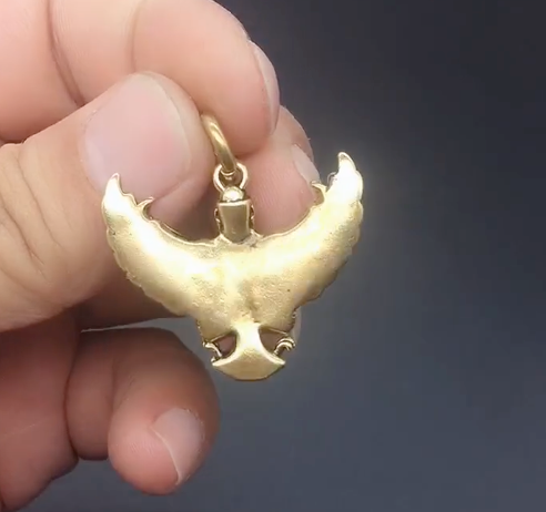 Brass pendant — detail view 4