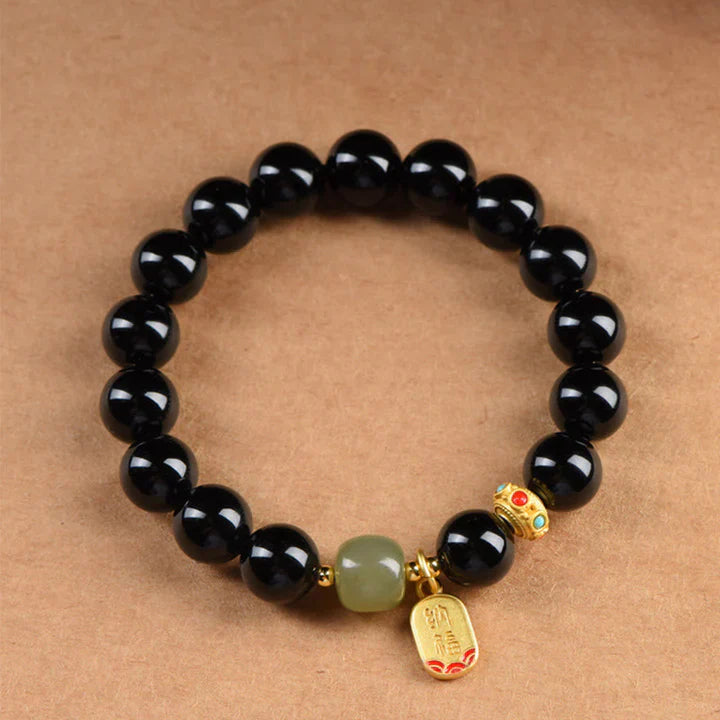 Black Onyx bracelet — detail view 2