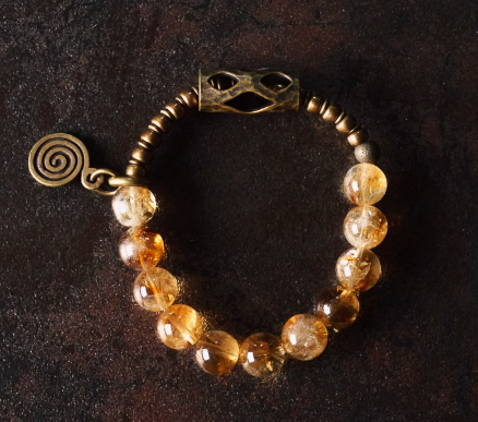 Citrine bracelet — detail view 3