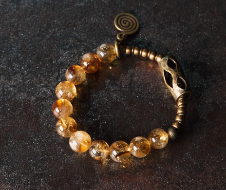 Citrine bracelet — detail view 4